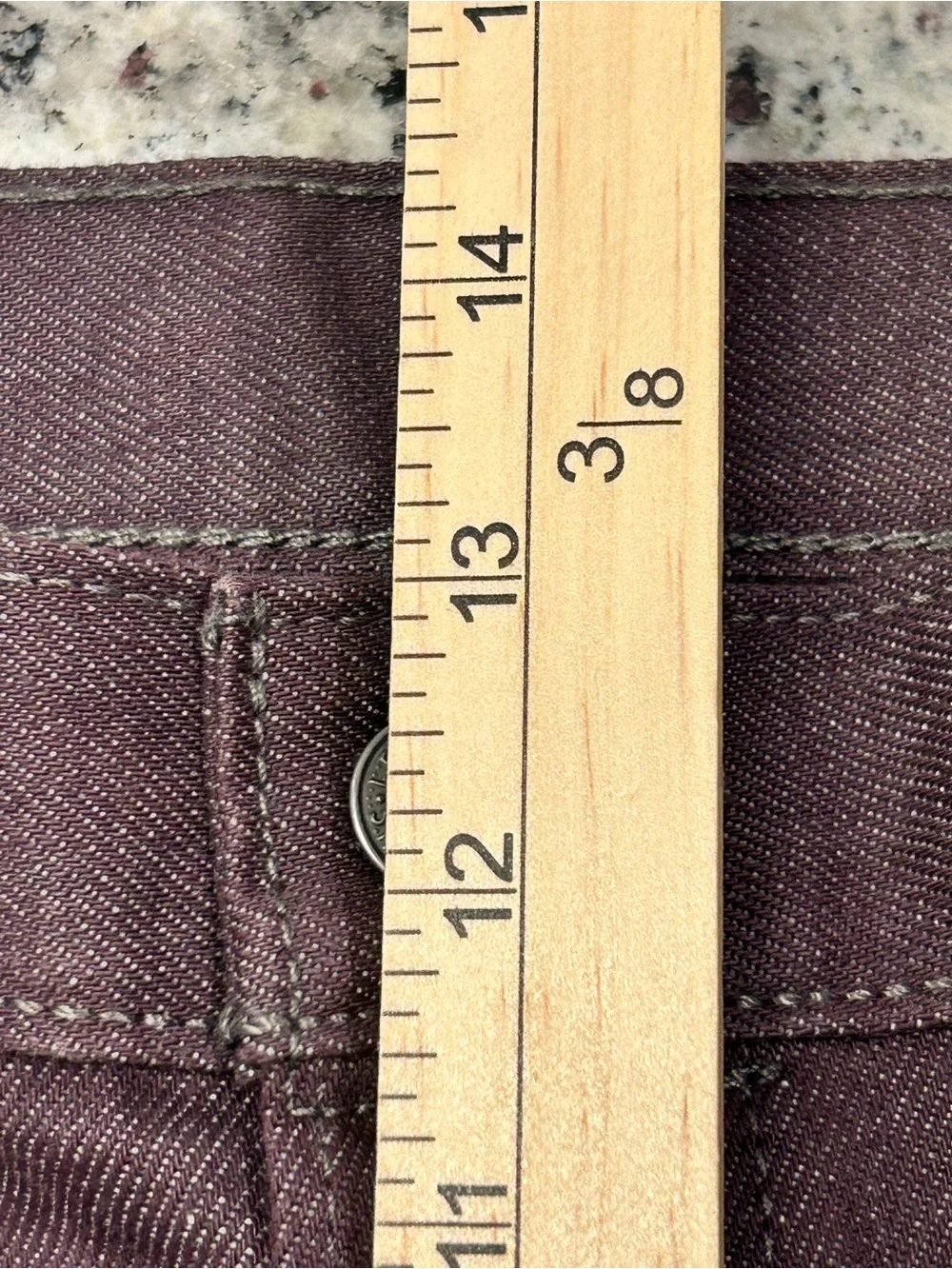 Levi’s 501 White Oak Cone Denim Men's Purple Straight-Leg Jeans 38/27 Preshrunk